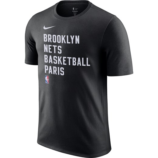 T-shirt męski Nike Dri-FIT NBA Brooklyn Nets Essential - Czerń ze sklepu Nike poland w kategorii T-shirty męskie - zdjęcie 169754671
