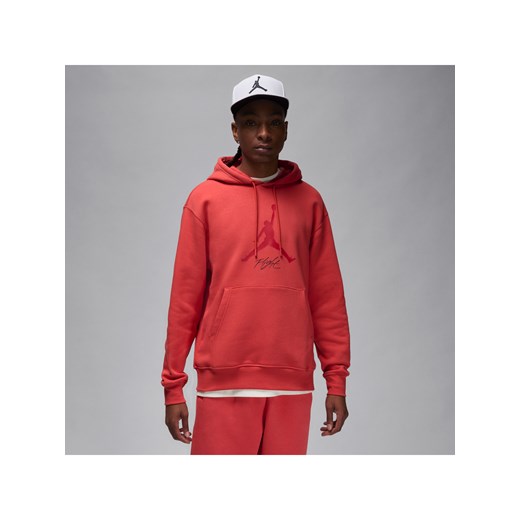 Męska dzianinowa bluza z kapturem Jordan Essentials - Czerwony ze sklepu Nike poland w kategorii Bluzy męskie - zdjęcie 169754714