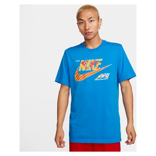 T-shirt męski Nike Sportswear - Niebieski ze sklepu Nike poland w kategorii T-shirty męskie - zdjęcie 169754792
