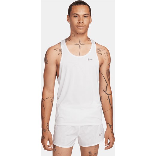 Męska koszulka bez rękawów do biegania Dri-FIT Nike Fast - Biel ze sklepu Nike poland w kategorii T-shirty męskie - zdjęcie 169754794