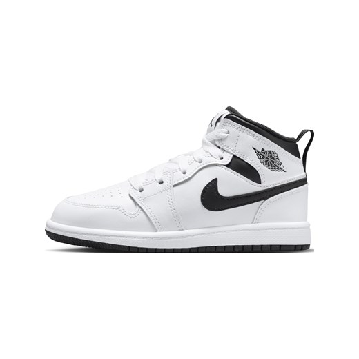 Buty dla małych dzieci Jordan 1 Mid - Biel ze sklepu Nike poland w kategorii Buty sportowe dziecięce - zdjęcie 169754841