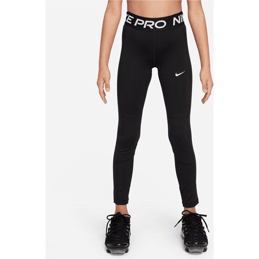 Legginsy dla dziewcząt Dri-FIT Nike Pro Leak Protection: Period - Czerń ze sklepu Nike poland w kategorii Spodnie dziewczęce - zdjęcie 169754871