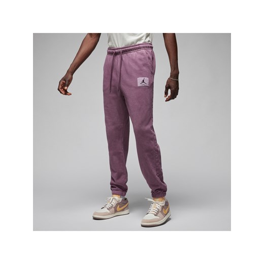 Męskie spodnie dresowe Jordan Flight Fleece - Fiolet ze sklepu Nike poland w kategorii Spodnie męskie - zdjęcie 169754934