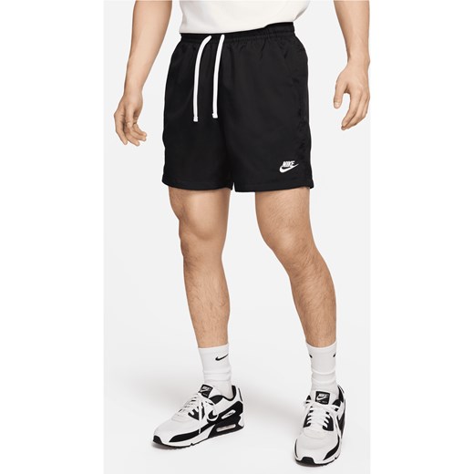 Swobodne spodenki z tkaniny Nike Sportswear - Czerń ze sklepu Nike poland w kategorii Spodenki męskie - zdjęcie 169754944