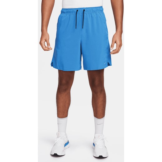 Męskie uniwersalne spodenki bez podszewki Dri-FIT Nike Unlimited 18 cm - Niebieski ze sklepu Nike poland w kategorii Spodenki męskie - zdjęcie 169754961
