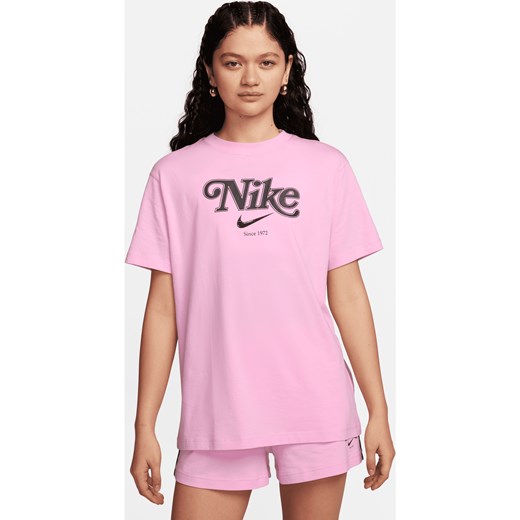 T-shirt damski Nike Sportswear - Różowy Nike L (EU 44-46) Nike poland