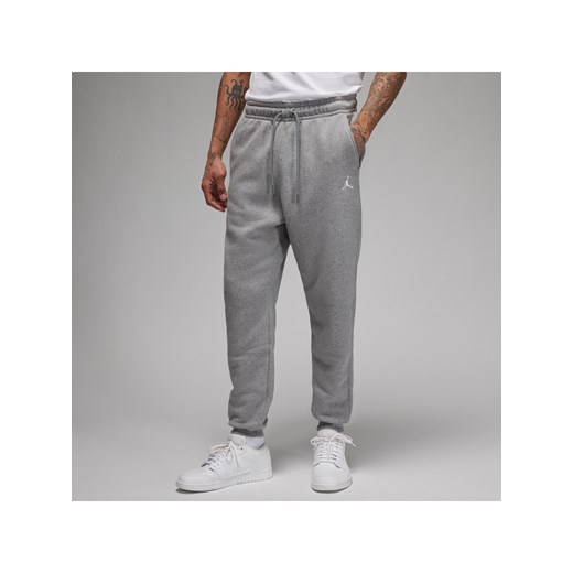 Męskie spodnie dresowe Jordan Brooklyn Fleece - Szary ze sklepu Nike poland w kategorii Spodnie męskie - zdjęcie 169755091