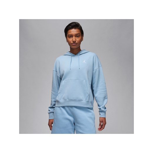 Damska bluza z kapturem Jordan Brooklyn Fleece - Niebieski ze sklepu Nike poland w kategorii Bluzy damskie - zdjęcie 169755102