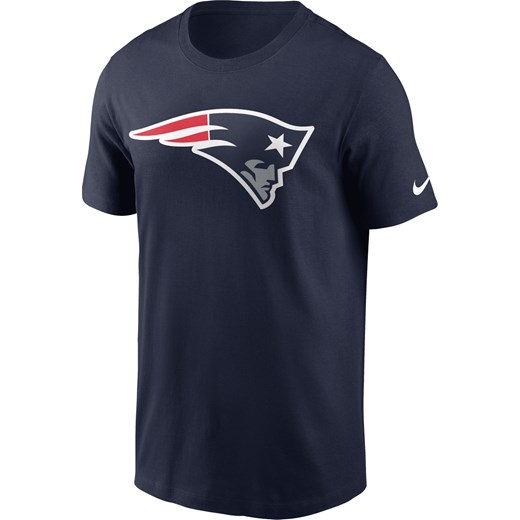 T-shirt męski Nike Logo Essential (NFL New England Patriots) - Niebieski ze sklepu Nike poland w kategorii T-shirty męskie - zdjęcie 169755114