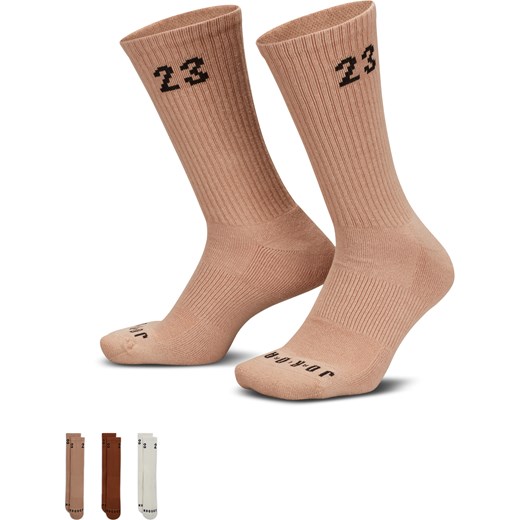 Klasyczne skarpety Jordan Essentials (3 pary) - Wielokolorowe ze sklepu Nike poland w kategorii Skarpetki męskie - zdjęcie 169755130