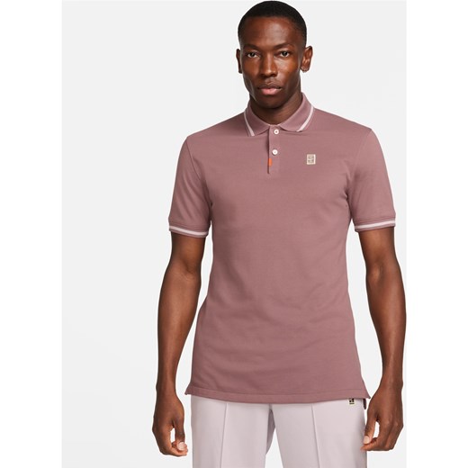 Męska dopasowana koszulka polo The Nike Polo - Fiolet ze sklepu Nike poland w kategorii T-shirty męskie - zdjęcie 169755161