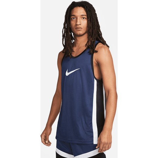 Męska koszulka do koszykówki Dri-FIT Nike Icon - Niebieski ze sklepu Nike poland w kategorii T-shirty męskie - zdjęcie 169755180
