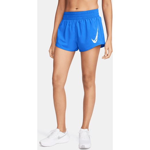 Damskie spodenki ze średnim stanem i wszytą bielizną Dri-FIT Nike One 7,5 cm - Niebieski ze sklepu Nike poland w kategorii Szorty - zdjęcie 169755492