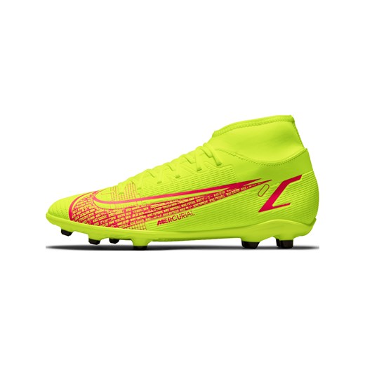 Korki piłkarskie na różne typy nawierzchni Nike Mercurial Superfly 8 Club MG - Żółty ze sklepu Nike poland w kategorii Buty sportowe dziecięce - zdjęcie 169755604