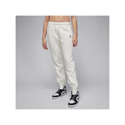 Spodnie damskie Jordan Brooklyn Fleece - Biel ze sklepu Nike poland w kategorii Spodnie damskie - zdjęcie 169755873