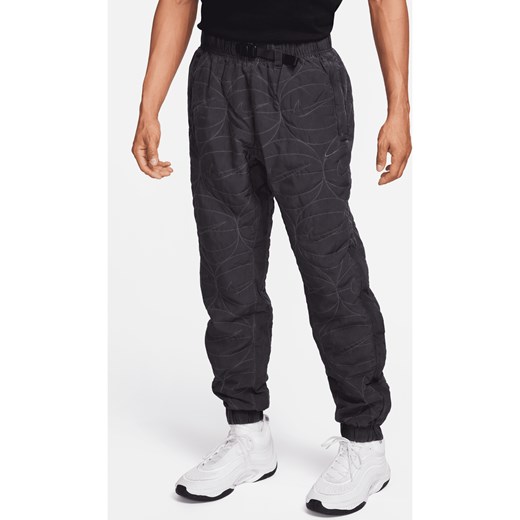 Męskie spodnie do koszykówki z tkaniny Nike - Czerń ze sklepu Nike poland w kategorii Spodnie męskie - zdjęcie 169755903