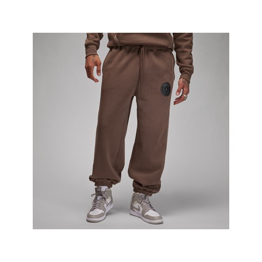 Męskie spodnie z dzianiny Paris Saint-Germain - Brązowy ze sklepu Nike poland w kategorii Spodnie męskie - zdjęcie 169756202