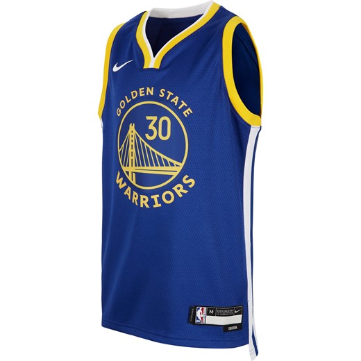 Koszulka dla dużych dzieci Nike NBA Swingman Golden State Warriors 2023/24 Icon Edition - Niebieski ze sklepu Nike poland w kategorii T-shirty chłopięce - zdjęcie 169756322