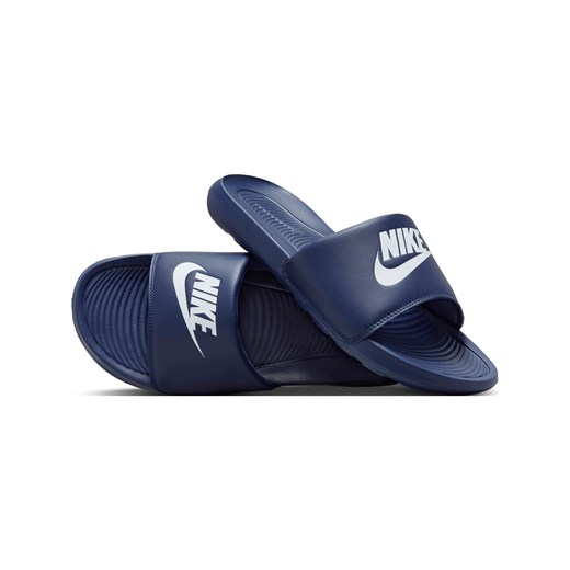 Klapki męskie Nike Victori One - Niebieski ze sklepu Nike poland w kategorii Klapki męskie - zdjęcie 169756341