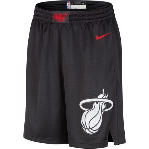 Spodenki męskie Nike Dri-FIT NBA Swingman Miami Heat 2023/24 City Edition - Czerń ze sklepu Nike poland w kategorii Spodenki męskie - zdjęcie 169756420