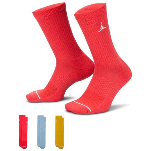 Klasyczne skarpety Jordan Everyday (3 pary) - Wielokolorowe ze sklepu Nike poland w kategorii Skarpetki męskie - zdjęcie 169756444