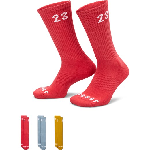 Klasyczne skarpety Jordan Essentials (3 pary) - Wielokolorowe ze sklepu Nike poland w kategorii Skarpetki męskie - zdjęcie 169756462