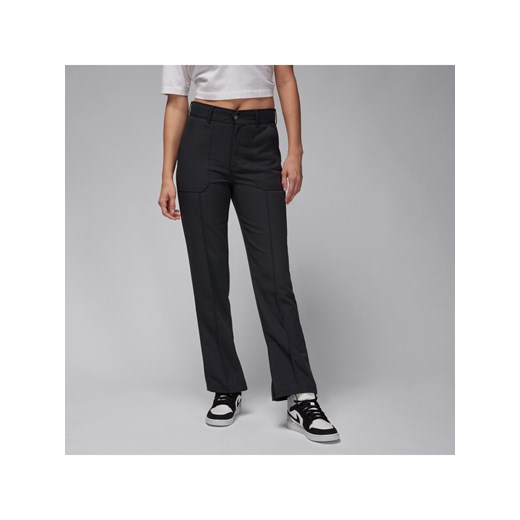 Damskie spodnie z tkaniny Jordan - Czerń ze sklepu Nike poland w kategorii Spodnie damskie - zdjęcie 169756504