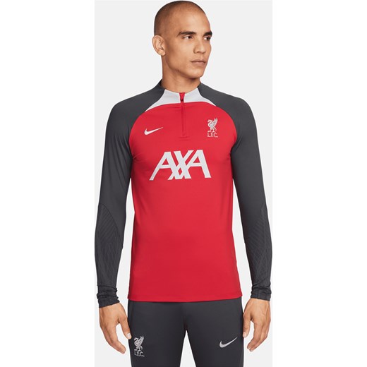 Męska treningowa koszulka piłkarska Nike Dri-FIT Liverpool F.C. Strike - Czerwony ze sklepu Nike poland w kategorii T-shirty męskie - zdjęcie 169756523
