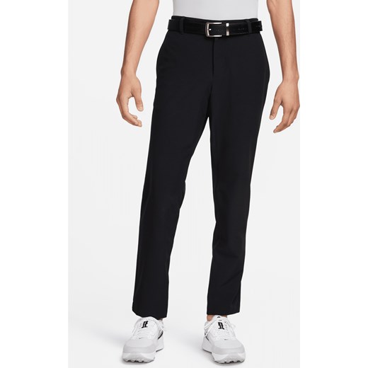 Męskie spodnie do golfa o dopasowanym kroju Nike Tour Repel Flex - Czerń ze sklepu Nike poland w kategorii Spodnie męskie - zdjęcie 169756582
