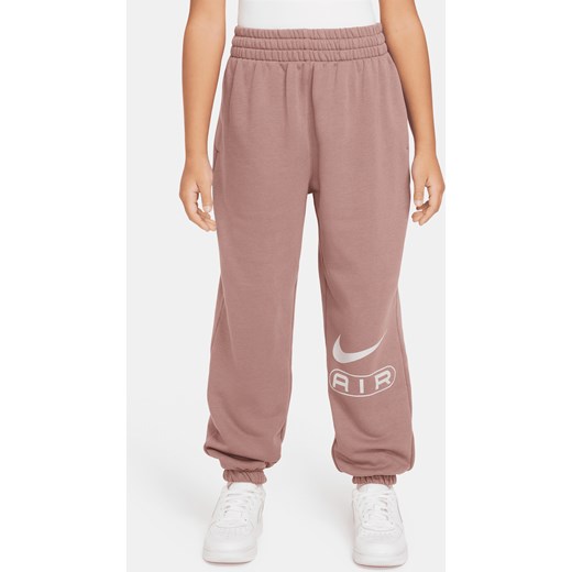 Spodnie z dzianiny dla dużych dzieci (dziewcząt) Nike Air - Fiolet ze sklepu Nike poland w kategorii Spodnie dziewczęce - zdjęcie 169756620