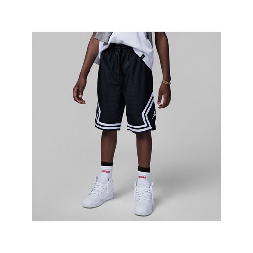 Spodenki z siateczki dla dużych dzieci (chłopców) Jordan Dri-FIT - Czerń Jordan M Nike poland