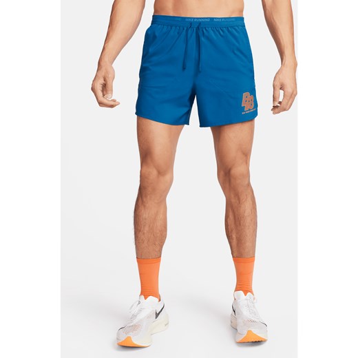 Męskie spodenki do biegania z wszytą bielizną 13 cm Nike Running Energy Stride - Niebieski ze sklepu Nike poland w kategorii Spodenki męskie - zdjęcie 169756881
