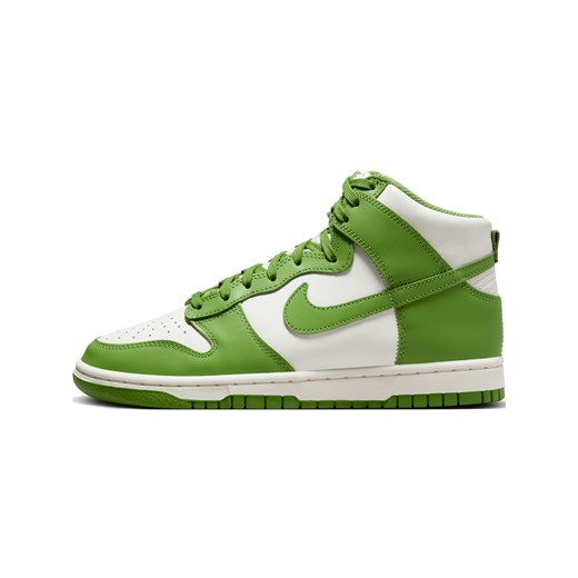 Buty damskie Nike Dunk High - Zieleń ze sklepu Nike poland w kategorii Buty sportowe damskie - zdjęcie 169756940