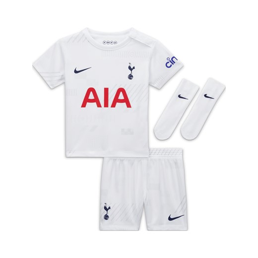 Trzyczęściowy strój dla niemowląt i maluchów Nike Dri-FIT Tottenham Hotspur 2023/24 (wersja domowa) - Biel ze sklepu Nike poland w kategorii Komplety niemowlęce - zdjęcie 169756944