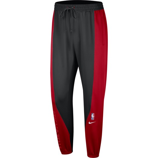 Męskie spodnie NBA Nike Dri-FIT Chicago Bulls Showtime - Czerwony Nike XL Nike poland