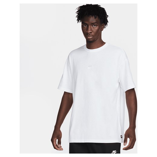 T-shirt męski Nike Sportswear Premium Essentials - Biel ze sklepu Nike poland w kategorii T-shirty męskie - zdjęcie 169757074