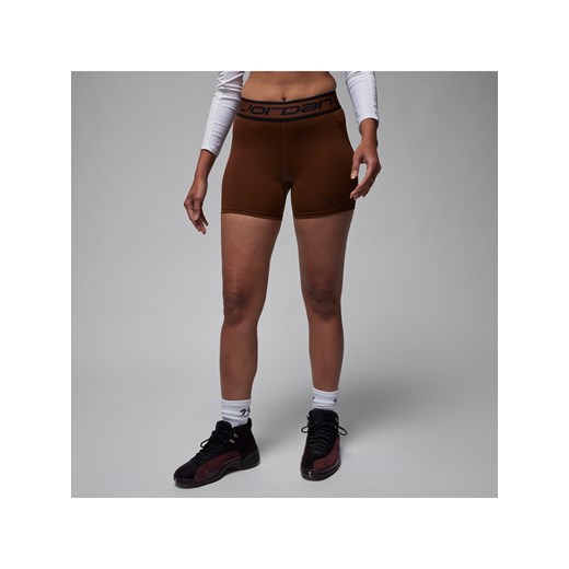 Damskie spodenki Jordan Sport 13 cm - Brązowy ze sklepu Nike poland w kategorii Szorty - zdjęcie 169757213