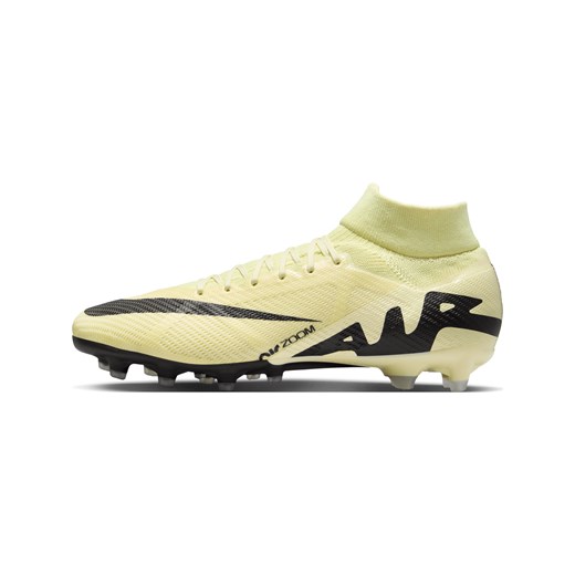 Buty sportowe męskie Nike mercurial żółte sznurowane z tkaniny 