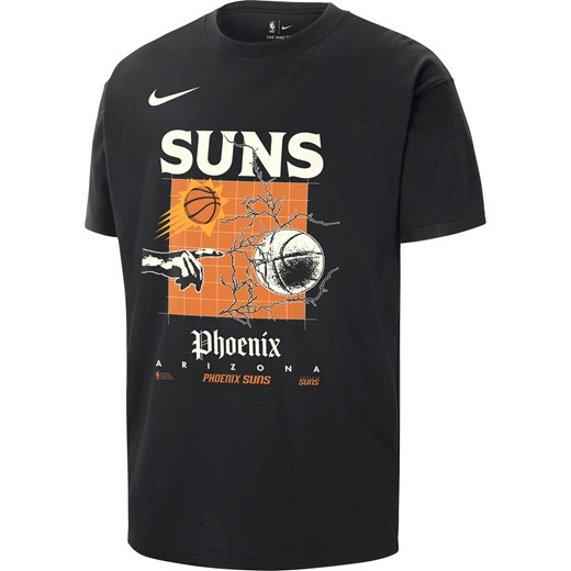 T-shirt męski Nike NBA Max90 Phoenix Suns Courtside - Czerń ze sklepu Nike poland w kategorii T-shirty męskie - zdjęcie 169757353