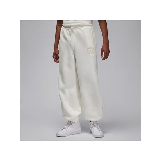 Męskie spodnie z dzianiny Paris Saint-Germain - Biel ze sklepu Nike poland w kategorii Spodnie męskie - zdjęcie 169757372