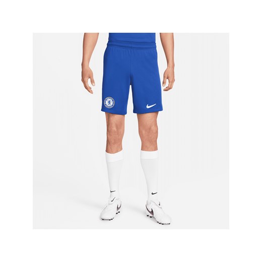 Męskie spodenki piłkarskie Nike Dri-FIT Chelsea FC 2022/23 Stadium (wersja domowa/wyjazdowa) - Niebieski ze sklepu Nike poland w kategorii Spodenki męskie - zdjęcie 169757423