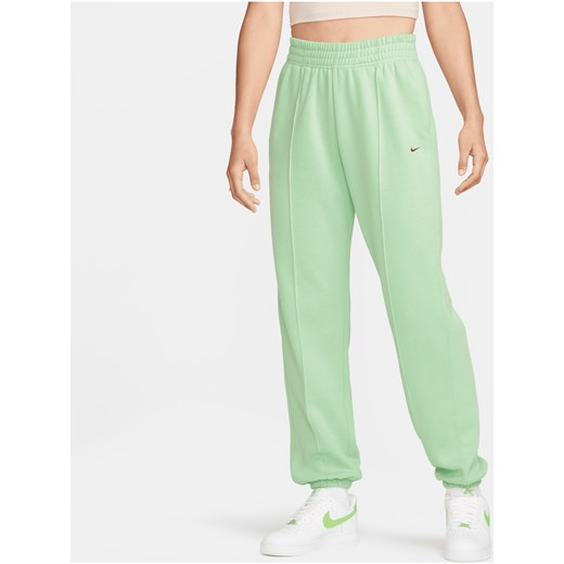 Damskie luźne spodnie z dzianiny Nike Sportswear - Zieleń ze sklepu Nike poland w kategorii Spodnie damskie - zdjęcie 169757592