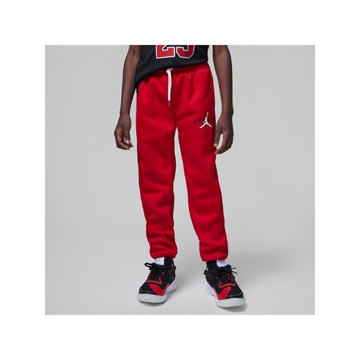 Spodnie z dzianiny dla dużych dzieci Jordan - Czerwony ze sklepu Nike poland w kategorii Spodnie chłopięce - zdjęcie 169757601