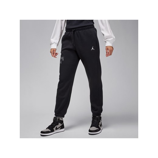 Spodnie damskie Jordan Brooklyn Fleece - Czerń ze sklepu Nike poland w kategorii Spodnie damskie - zdjęcie 169757672