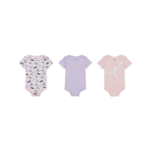 Body z nadrukiem dla niemowląt Jordan Flight Patch (12–24 M) - Różowy ze sklepu Nike poland w kategorii Body niemowlęce - zdjęcie 169757673