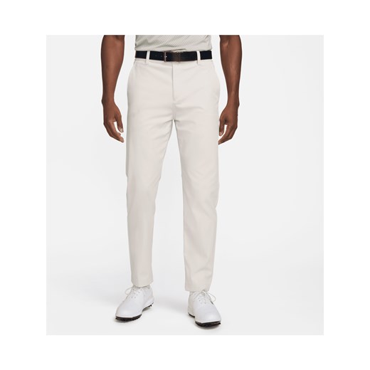 Męskie chinosy o dopasowanym kroju do golfa Nike Tour Repel - Szary ze sklepu Nike poland w kategorii Spodnie męskie - zdjęcie 169757854