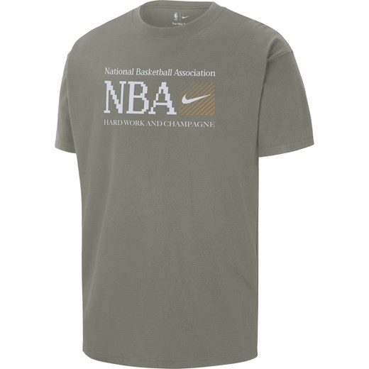 T-shirt męski Nike NBA Max90 Team 31 - Szary ze sklepu Nike poland w kategorii T-shirty męskie - zdjęcie 169757920