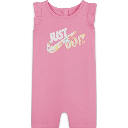 Rampers dla niemowląt (0–12 M) Nike - Różowy ze sklepu Nike poland w kategorii Rampersy - zdjęcie 169758362
