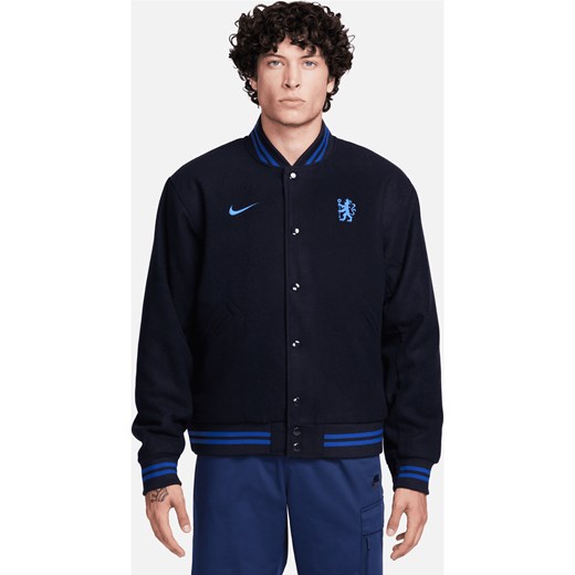 Męska kurtka sportowa Nike Football Chelsea F.C. - Niebieski ze sklepu Nike poland w kategorii Kurtki męskie - zdjęcie 169758454