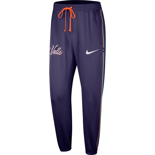 Spodnie męskie Nike Dri-FIT NBA Phoenix Suns Showtime City Edition - Fiolet ze sklepu Nike poland w kategorii Spodnie męskie - zdjęcie 169758712